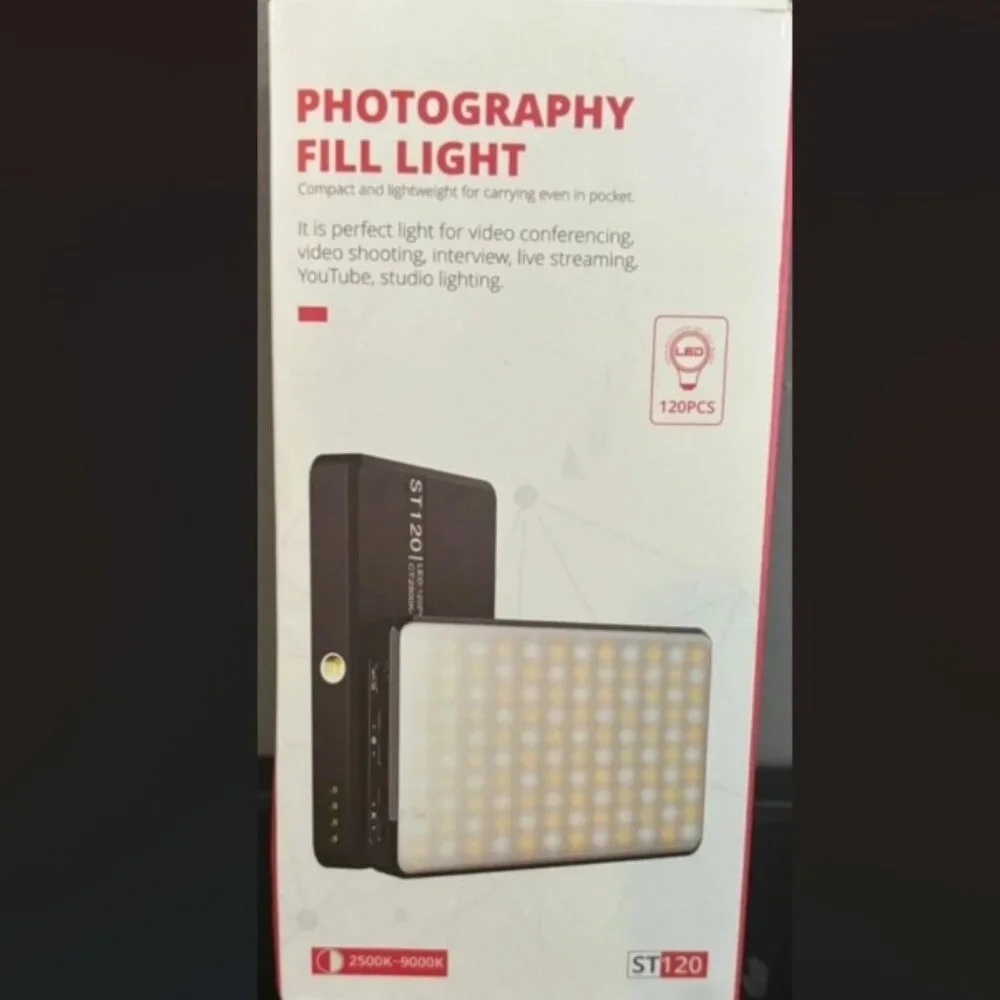 PHOTOGRAPHY FILL LIGHT- VIDEO CONFERENCING & SHOOTING, INTERVIEW, LIVE STREAMING